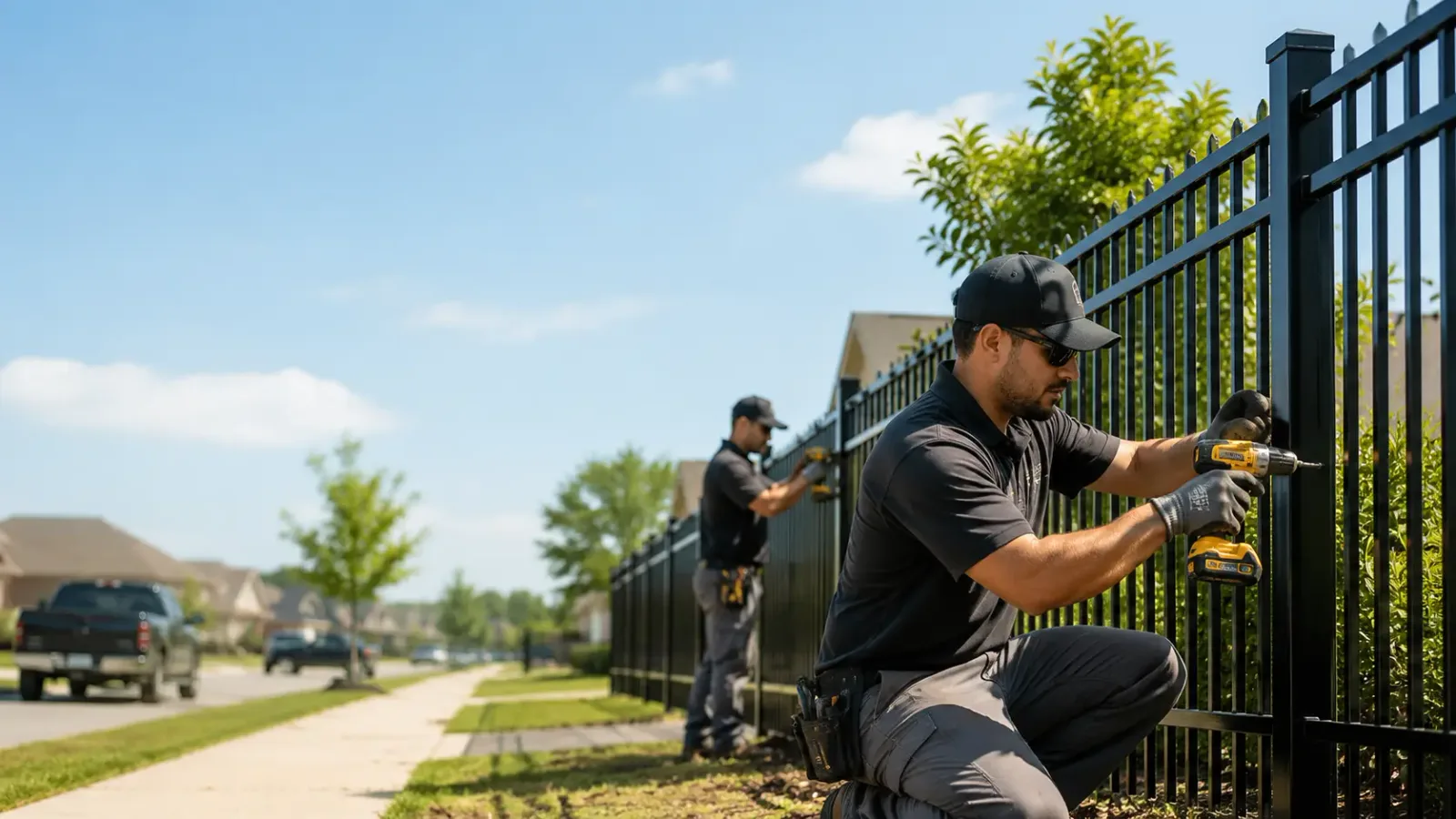 Metal Fence Installation in Goochland, VA